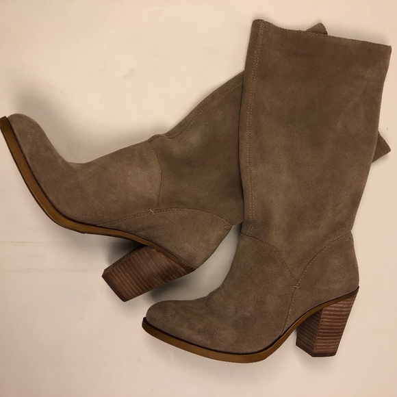 Lucky Brand Shoes - Lucky Brand Suede Tan Boots